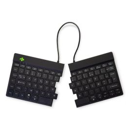 R-Go Tools Teclado ergonómico R-Go Split Break con software de descanso, dividido, AZERTY (FR), Bluetooth, negro
