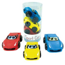 Tachan Pack 3 Coches Deportivos Juguete Blando Goma Ligero Colores Rojo Amarillo Azul +12 Meses Precio: 8.49999953. SKU: B1FEMWGSKV