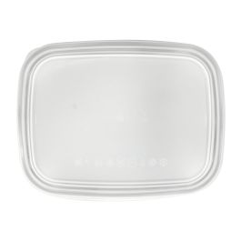 Duralex Fiambrera Rectangular Freshbox 1.1L, 19.5 x 14.6 x 6.5 cm con Tapa Transparente (6 Unidades)