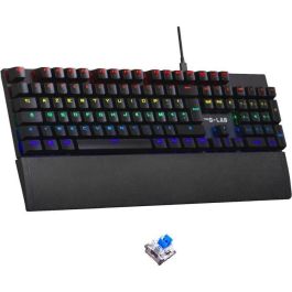 The G-Lab GLA3760162067545 Teclado Mecánico para Juegos Keyz Carbon con Retroiluminación, Interruptores Azules y Reposamuñecas (FR) Precio: 55.50000049. SKU: B164HPH3MG
