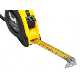 Q-connect Flexometro con Freno Material Antichoque 19 mm Ancho Longitud 5 mt