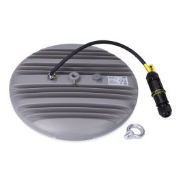 Edm Campana LED 100W 6400K 10000lm Ø26x4.5cm IP65 Luz Fría Aluminio