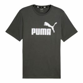 Camiseta de Manga Corta Hombre Puma Essentials Gris