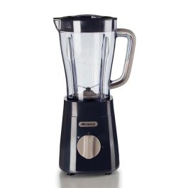 Ariete Batidora de Vaso Breakfast Grafito con 4 Cuchillas de Acero Inoxidable y 2 Velocidades Ariete Batidora de Vaso Breakfast Grafito con 4 Cuchillas de Acero Inoxidable y 2 Velocidades