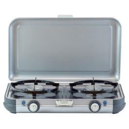 CAMPINGAZ Camping Kitchen 2 Grill & Go CV - Parrilla y cocina de camping rectangular de metal, 490x350x100 mm, 5.5 kg
