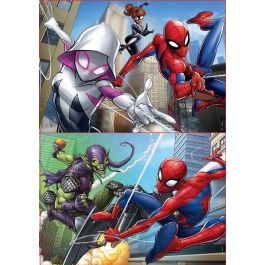 Puzzle 2x48 piezas spiderman