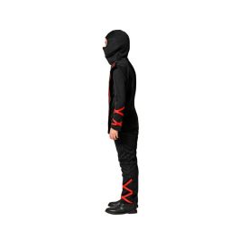 Disfraz Ninja Niño Infantil Negro y Rojo para 3-4 Años - Carnaval Fiesta Disfraz Ninja Niño Infantil Negro y Rojo para 3-4 Años - Carnaval Fiesta