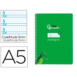 Liderpapel Cuaderno Espiral Din A5 Pautaguía Tapa Blanda 40 Hojas 75gr Cuadro Pautado 5mm Color Verde Precio: 6.50000021. SKU: B1JHHYHF2T