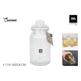 Tarro de Vidrio Cuisine 11x22.8 cm La Mediterranea (12 Unidades) Precio: 30.50000052. SKU: B1FQGXPDC5