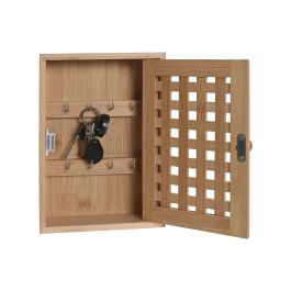 Guardallaves Basicos DKD Home Decor Natural 6 x 27 x 19 cm Guardallaves Basicos DKD Home Decor Natural 6 x 27 x 19 cm