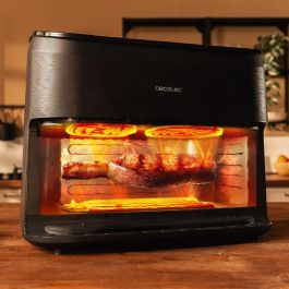 Cecotec Freidora de Aire 11L 2900W Cecofry&Grill Smokin' 11000 acero inoxidable negro