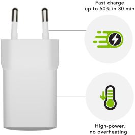 dbramante 1928 CH18EUWH7092 Cargador USB-A 18W Blanco para Enchufe EU