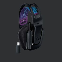 Logitech G535 LIGHTSPEED Auriculares Gaming Inalámbricos, Negro, Conectividad 2.4 GHz