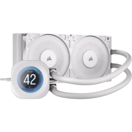 Corsair Nautilus 240 RS LCD Sistema de refrigeración líquida todo en uno 12 cm Blanco CW-9061032-WW Precio: 142.88999989. SKU: B1JHHANHLG