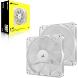 Corsair CO-9050195-WW Ventilador de Carcasa de Ordenador 14 cm Blanco 2 Piezas