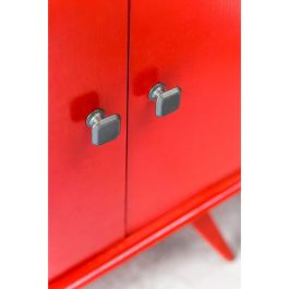 Rei 3120 - Blister con 4 pomos metálicos para mueble, acabado plata vieja, 30x30mm Rei 3120 - Blister con 4 pomos metálicos para mueble, acabado plata vieja, 30x30mm