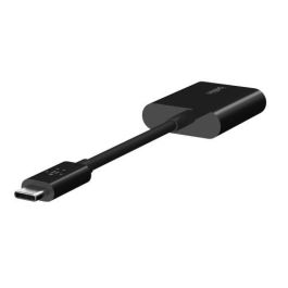 Belkin F7U081BTBLK Cargador de Dispositivo Móvil Interior USB, 2 Puertos Tipo C, 60W, Negro para Smartphone