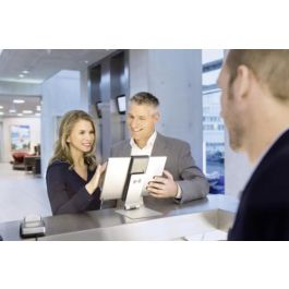 Durable Soporte Elevador Mesa Tablets 7-13 Pulgadas Giratorio 360° para Escritorio Profesional Referencia 8930-23