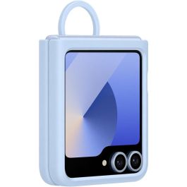 Samsung EF-PF741TLEGWW Funda Silicona con Anilla para Galaxy Z Flip6, 17 cm (6.7"), Azul