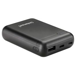 Intenso 7313530 Powerbank Slim 10000 10000 mAh con puertos USB-A y USB-C 3.1A total, Li-polímero, Negro
