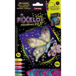Lansay LAN3181860202869 Recambio Pixelo Phospho 2D - 10 Ilustraciones Fosforescentes para crear y brillar en la oscuridad - A partir de 7 años Precio: 23.59000028. SKU: B19ACSGXT7