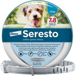 Seresto Collar Antiparasitario Externo Perros Pequeños <8kg - Pulgas, Garrapatas, Piojos - Protección 7-8 Meses - Cachorros +7 Semanas Precio: 47.49999958. SKU: B1DP9WV35S
