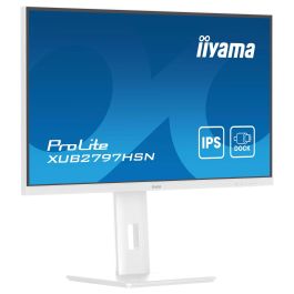 iiyama Monitor XUB2797HSN-W2 27" Full HD USB-C, LAN, DP-OUT (Dock) Blanco