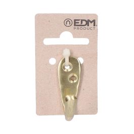 Edm Colgador Latón Pulido Sencillo 4 x 4.5 cm