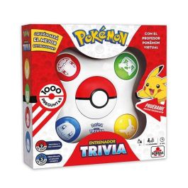 Pokemon Juego de Mesa Trivia Entrenador: ¿Quién Será el Mejor? | Edad 7+ años, Requiere 3 pilas LR6 (no incluidas), Idiomas ES/EN
