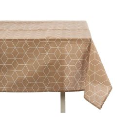 Mantel Loneta Abstracto Beige (140 x 180 cm)