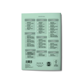 Rubio Cuaderno Caligrafía Nº 10 15x213x155 mm