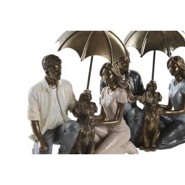 DKD Home Decor Figura Pareja Multicolor Resina 2 Unidades 8.5 x 19 x 15.5 cm