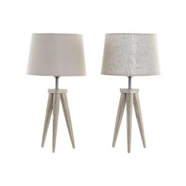DKD Home Decor Lampara Sobremesa Sixties Beige Crema 30 x 57 x 30 cm (2 Unidades) Precio: 52.5000003. SKU: B1CWVRMAHF