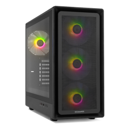 NOX Hummer Aero Midi Tower Negro, Caja de PC con frontal mesh y 4 ventiladores Precio: 64.88999979. SKU: B148Q2JMAD