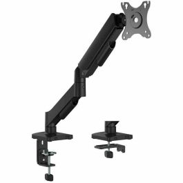 AISENS DT32TSR-355 Soporte Monitor Escritorio 17"-32" VESA 75x75/100x100mm, 9kg, Giratorio, Inclinable, Altura Ajustable Negro