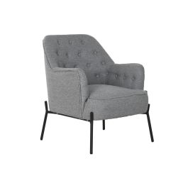 Sillon Scandi DKD Home Decor Gris Dorado 73 x 79.5 x 65 cm Precio: 200.88999953. SKU: B15ZVHPXBN