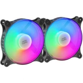 Mars Gaming MFDUO Pack 2 Ventiladores 120mm FRGB Rainbow 360º Ultra Silenciosos 12dB Rodamientos FDB con Sistema Anti-Vibraciones Precio: 14.49999991. SKU: B1KC3XBXGW