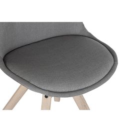 Silla Scandi DKD Home Decor Gris Oscuro 44 x 84 x 48 cm