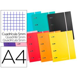 Carpeta Con Recambio Liderpapel A4 Cuadro 5 mm 120 Hojas 80 gr Forrada 4 Anillas 40 mm Redondas Precio: 9.5468997701. SKU: B18D2F99BB