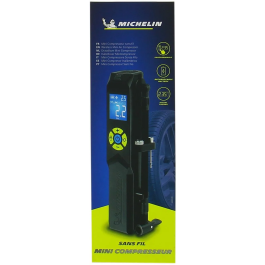 Michelin MIC1684854864057 Mini Compresor Inalámbrico Bomba Eléctrica con Manómetro Digital Recargable USB 10 Bar
