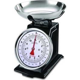 Báscula mecánica TERRAILLON 14477 Retro Deco - 5 kg - Bol 1L - Dial grande - Metal - Negro Precio: 44.79000009. SKU: B144RTH2TV