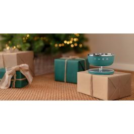 Smeg KSC01EGMWW Báscula de cocina electrónica, 5 kg, 1 g, Verde claro, Acero inoxidable, Aluminio, Plástico, Encimera