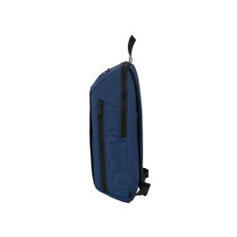 Mochila Infantil BlackFit8 Urban Mini Negro Azul marino (22 x 39 x 10 cm)