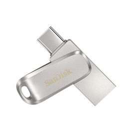 SanDisk Ultra Dual Drive Luxe USB-C / USB-A 256 GB hasta 400 MB/s Memoria Flash USB 3.1 para móvil, tablet y PC Plata
