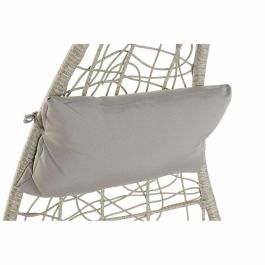 Sillon Colgante Terraza Y Jardin DKD Home Decor Gris Claro 75 x 125 x 82 cm