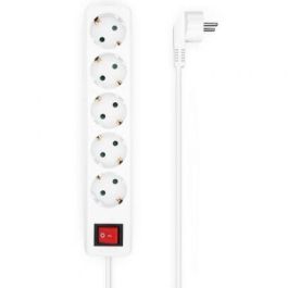 AISENS - BASE MULTIPLE 5 TOMAS CON INTERRUPTOR CON CABLE 3x1.5MM2, BLANCO, 1.4M Precio: 6.50000021. SKU: B17FLVMDS9