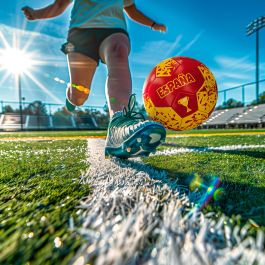 Balón de Fútbol John Toys España Talla 5 22 x 22 x 22 cm 12 Unidades