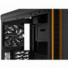 be quiet! PURE BASE 600 Midi Tower PC, Negro/Naranja con Ventana, Compatible ATX/micro ATX/Mini-ITX