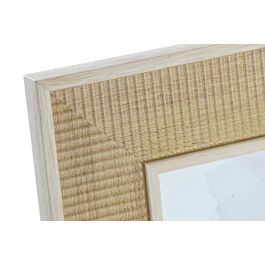 DKD Home Decor Marco de Foto 20x25 cm Estilo Scandi de MDF, Color Natural, Marco 29x34x1.5 cm