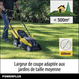 POWERPLUS Segadora eléctrica 2000W 42cm - Mulching POWERPLUS Segadora eléctrica 2000W 42cm - Mulching